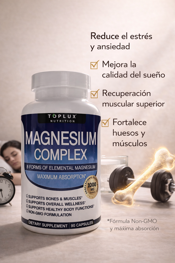 MAGNESIUM COMPLEX – Máxima absorción para tu bienestar integral